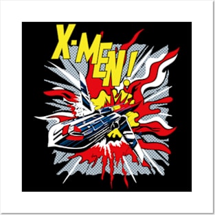 X-Men Pop Art Lichtenstein Posters and Art